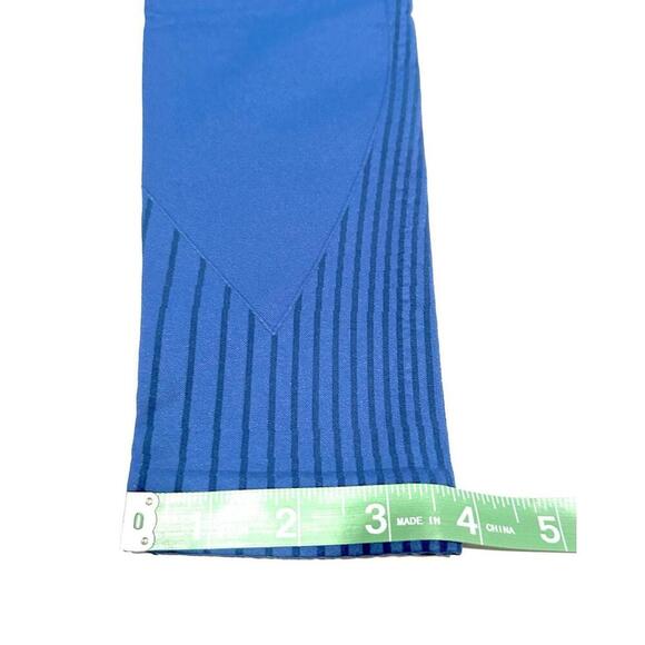 Astroremiges Women's Jumpsuit One Piece Full Length Straps Blue Ribbed Size S - Picture 14 of 15